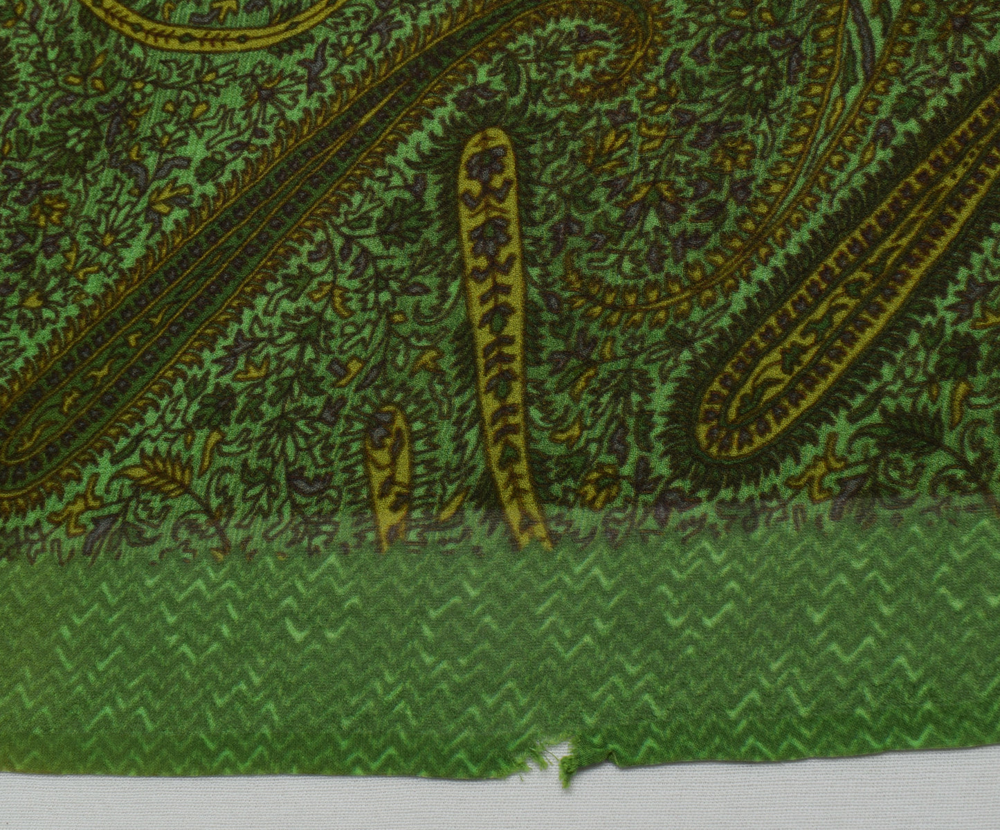 Sushila Vintage Indian Saree 100% Pure Georgette Silk Printed 5 YD Craft Fabric