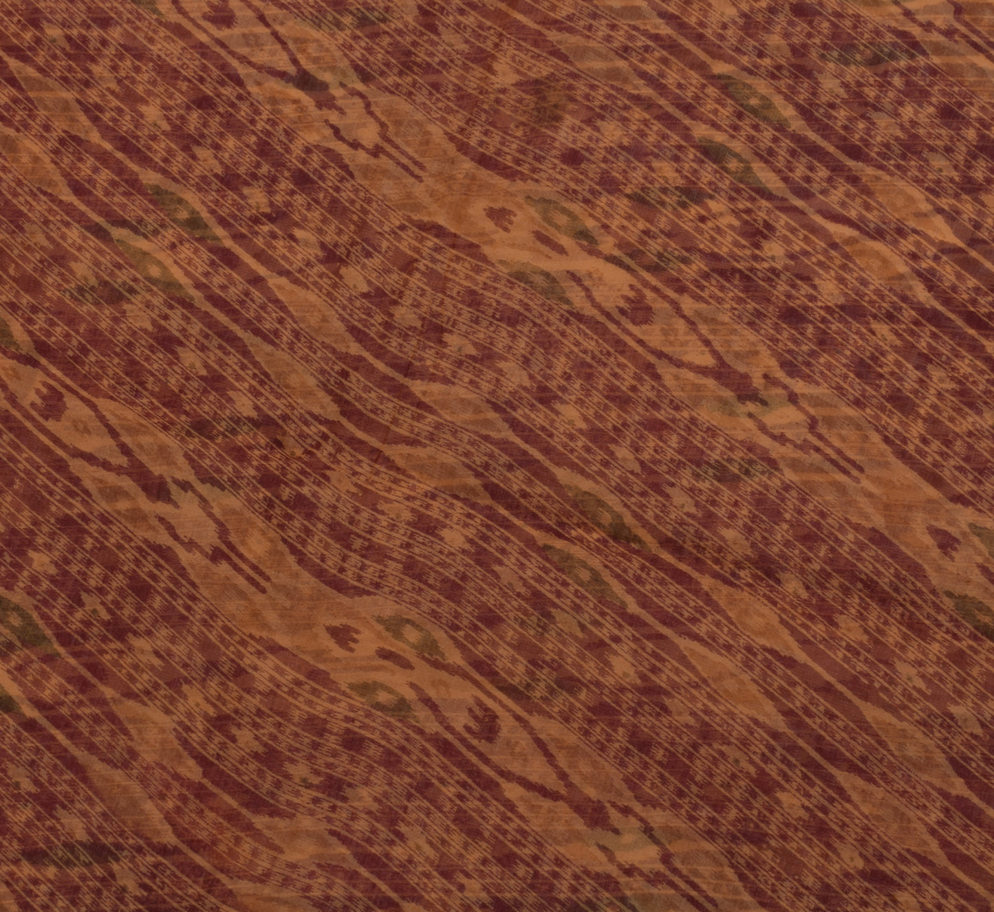 Sushila Vintage Brown Saree 100% Pure Georgette Silk Printed 5 Yard Craft Fabric