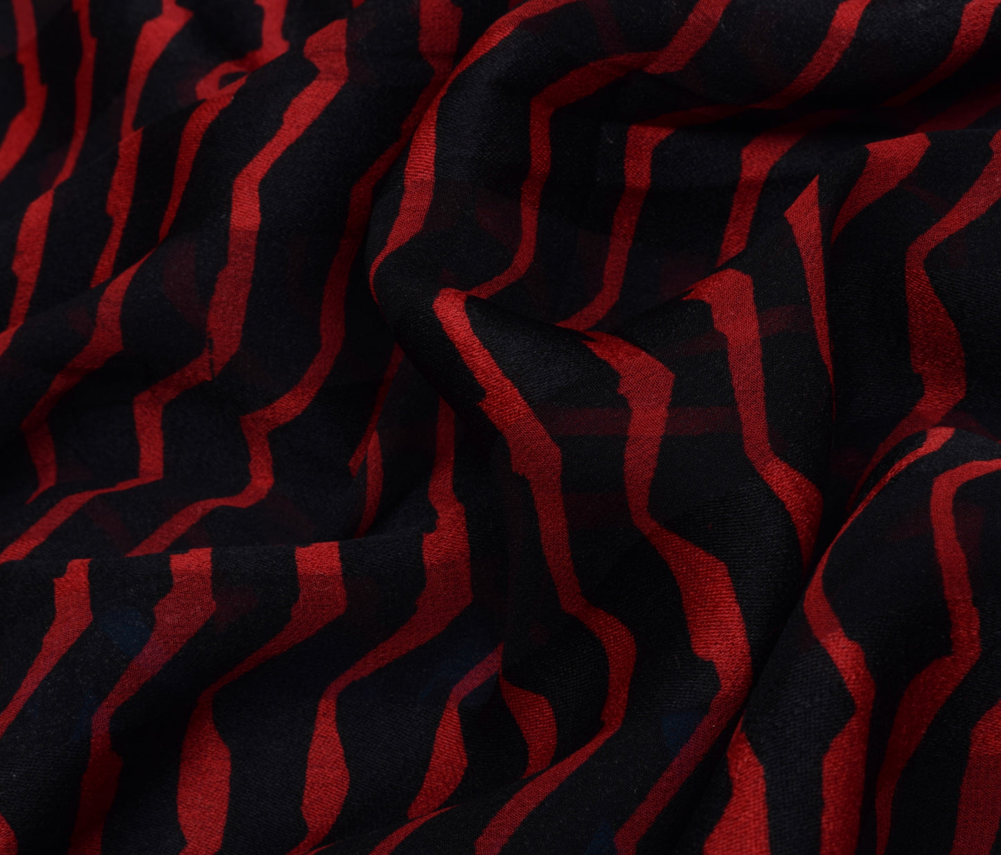 Sushila Vintage Black Saree 100% Pure Georgette Silk Printed Craft Fabric