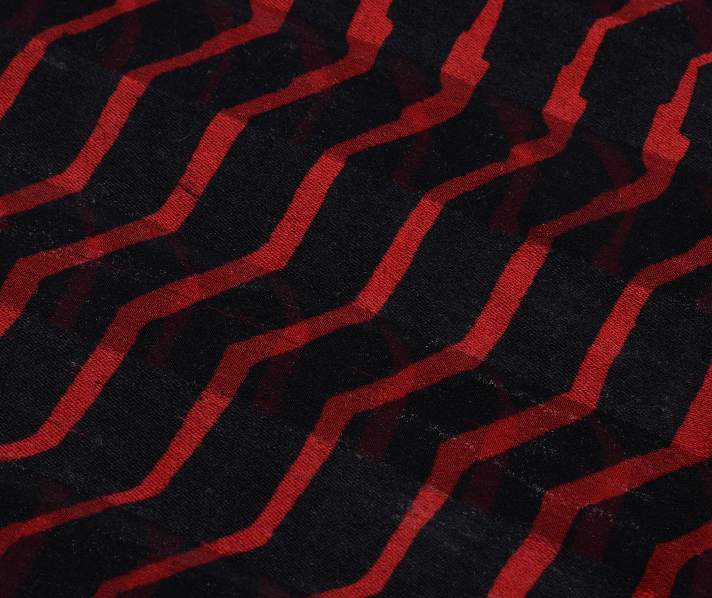 Sushila Vintage Black Saree 100% Pure Georgette Silk Printed Craft Fabric
