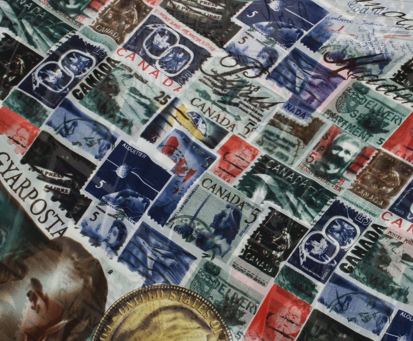 Sushila Vintage White Antique Saree Blend Georgette Silk Printed Craft Fabric