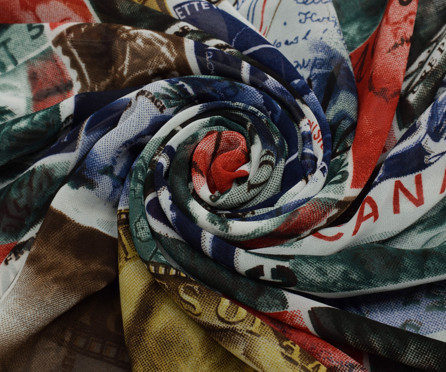 Sushila Vintage White Antique Saree Blend Georgette Silk Printed Craft Fabric