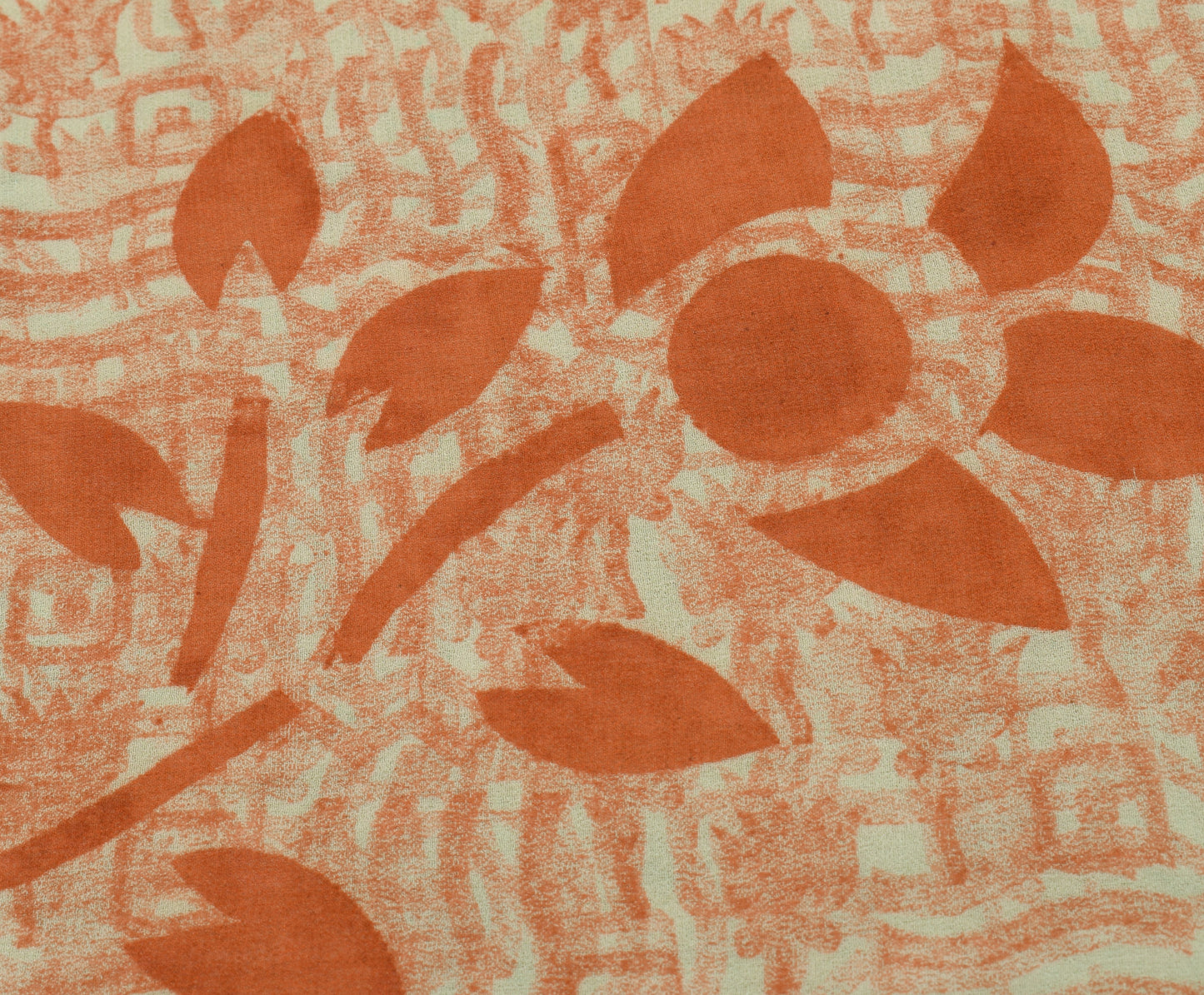 Sushila Vintage Saree 100% Pure Georgette Silk Printed Floral 5 YD Craft Fabric