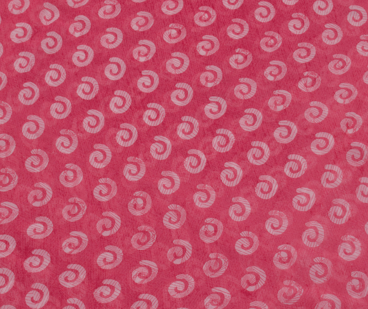 Sushila Vintage Pink Saree 100% Pure Georgette Silk Printed 5 Yard Craft Fabric