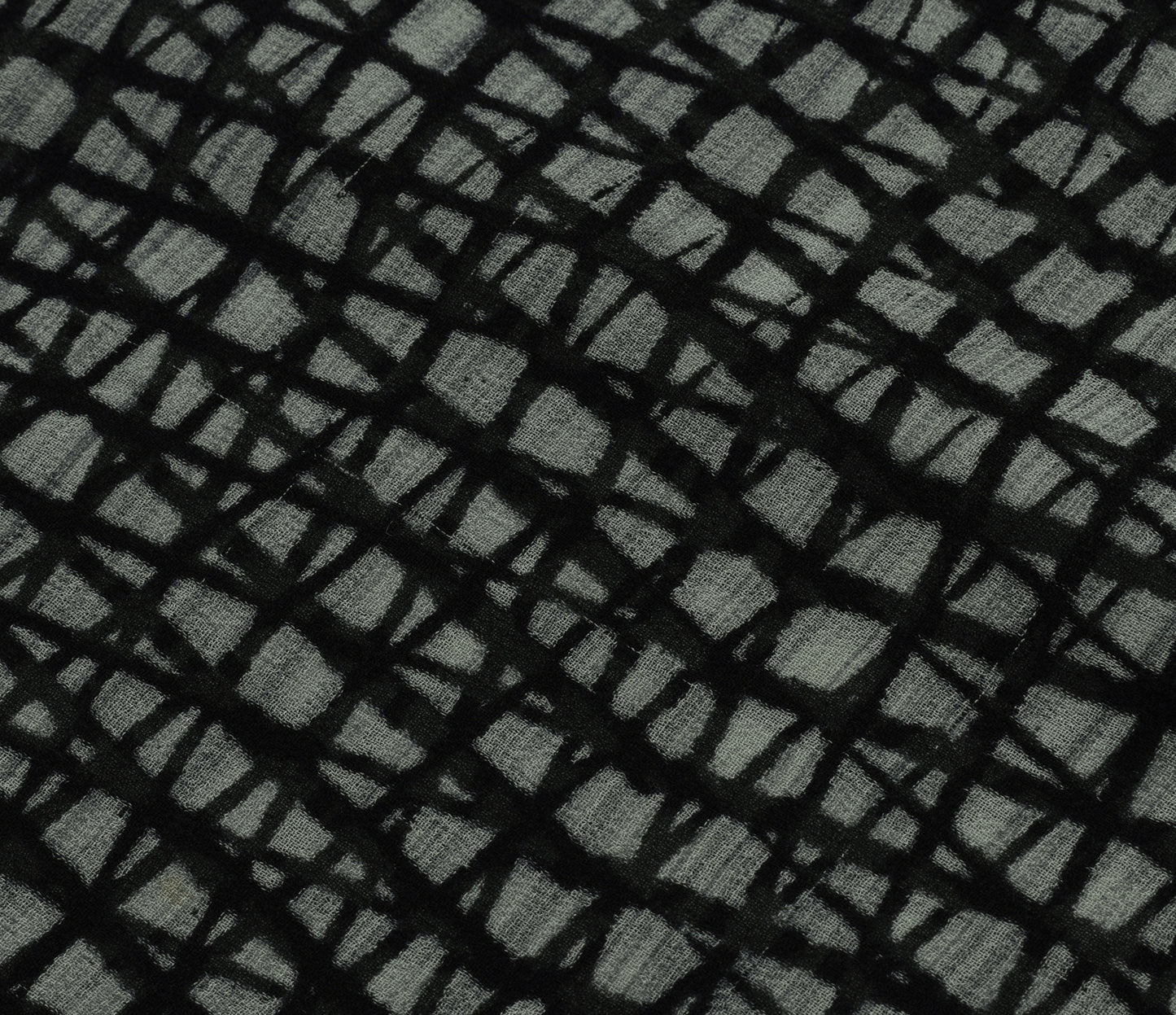 Sushila Vintage Gray Saree 100% Pure Georgette Silk Printed 5 Yard Craft Fabric