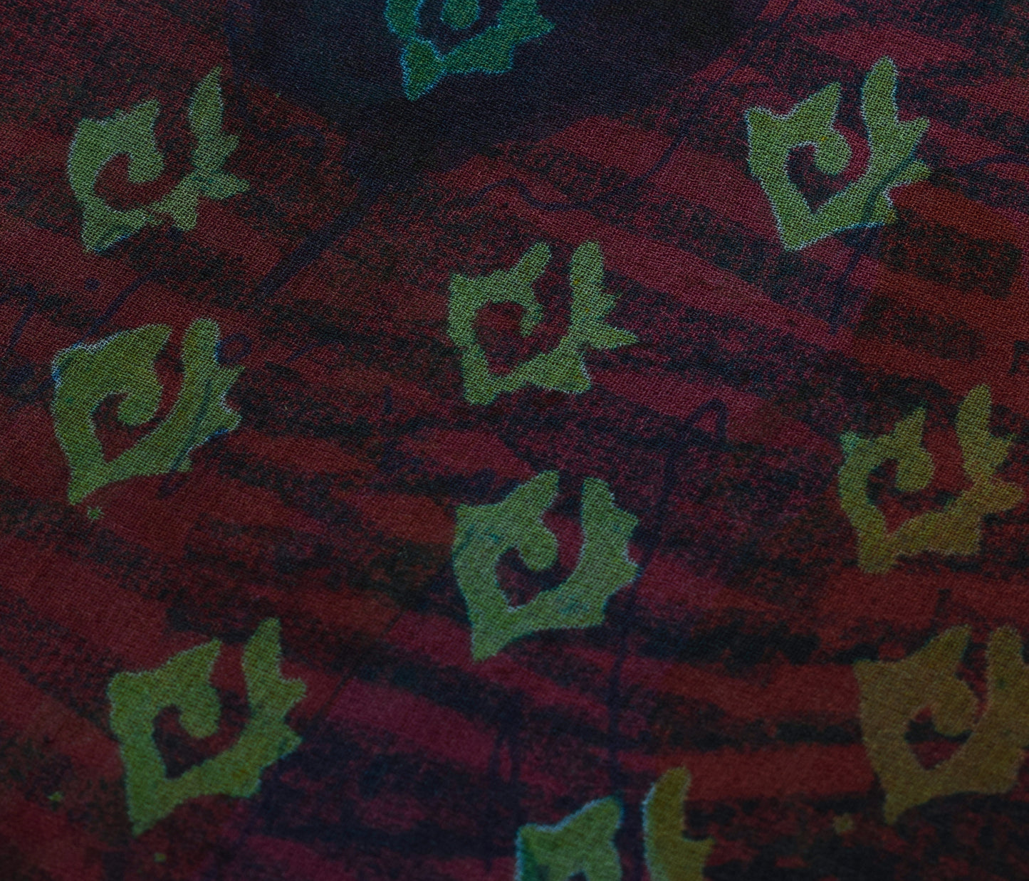 Sushila Vintage Purpl Saree 100% Pure Georgette Silk Printed Floral Craft Fabric