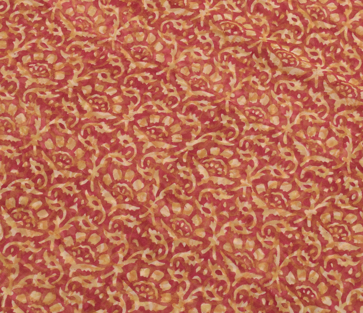 Sushila Vintage Pink Saree 100% Pure Georgette Silk Printed Floral Craft Fabric