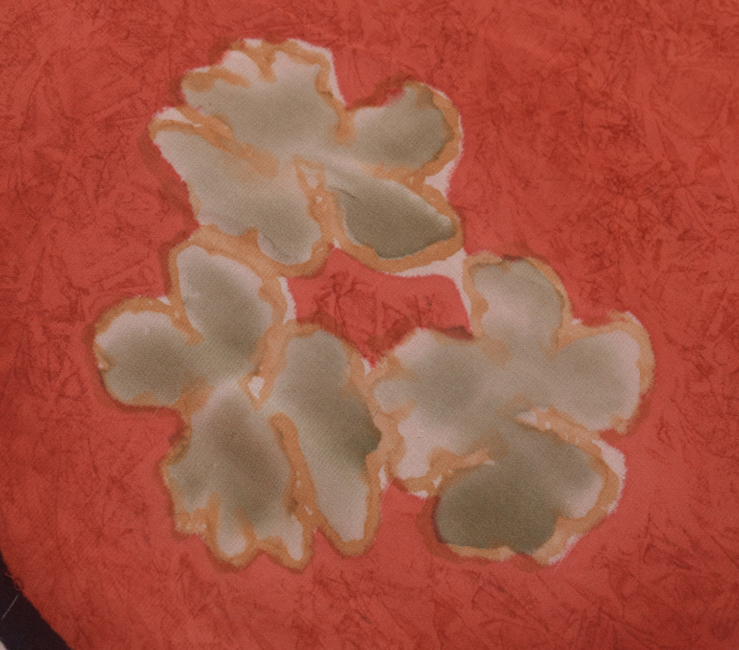 Sushila Vintage Saree 100% Pure Georgette Silk Printed Floral 5 YD Craft Fabric