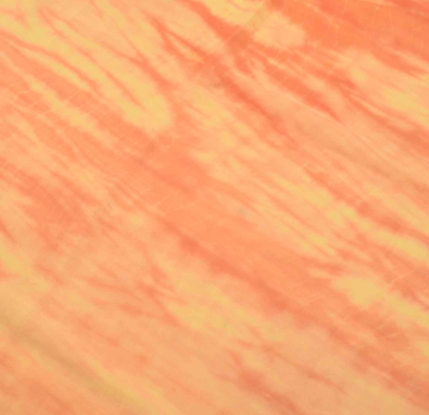 Sushila Vintage Yellow & Orange Saree Pure Georgette Silk Printed Craft Fabric