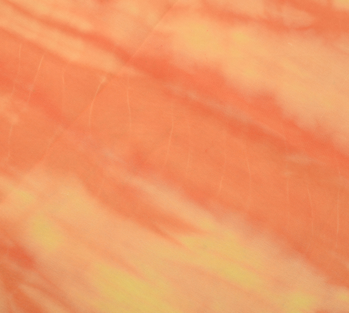 Sushila Vintage Yellow & Orange Saree Pure Georgette Silk Printed Craft Fabric