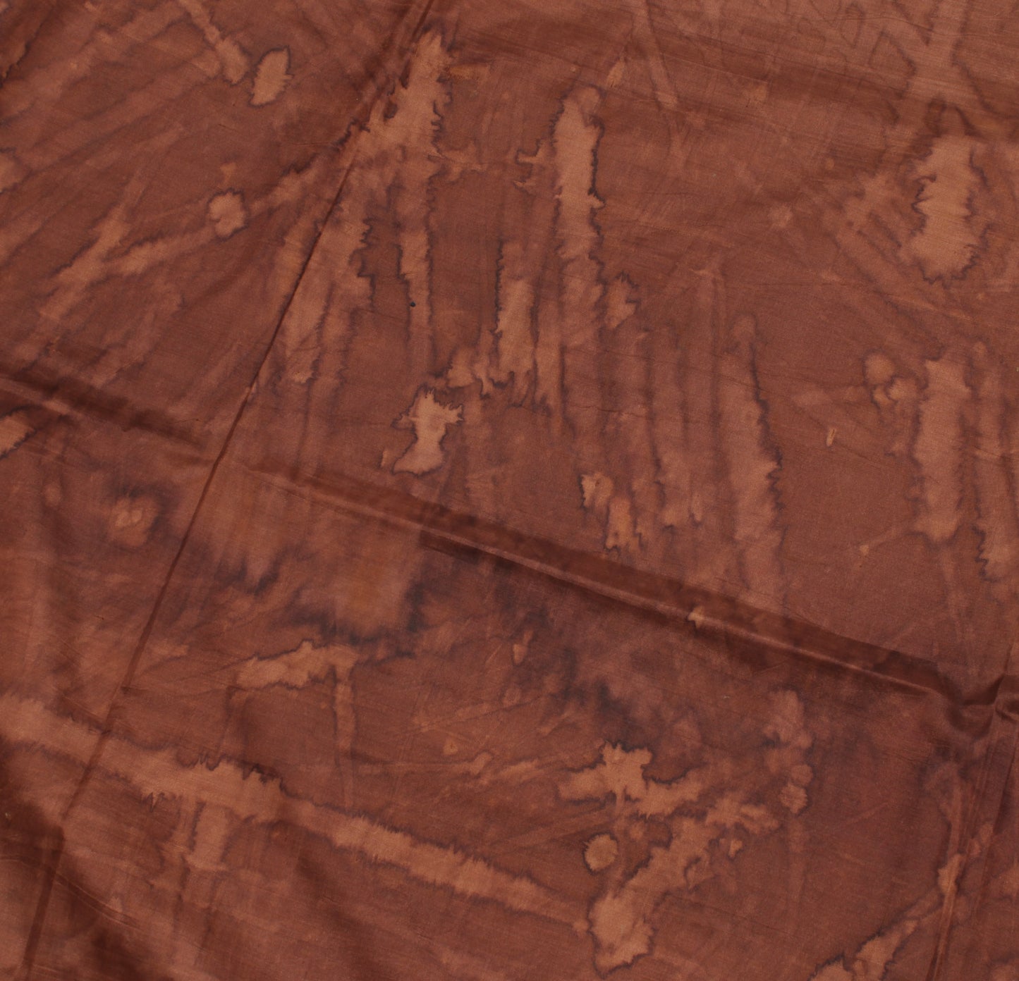 Sushila Vintage Indian  Saree 100% Pure Silk Printed Abstract Soft Craft Fabric