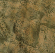 Sushila Vintage Indian Saree 100% Pure Silk Printed Floral 5 Yard Craft Fabric