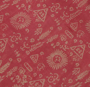 Sushila Vintage Peach Indian Saree 100% Pure Silk Printed Soft Sari Craft Fabric