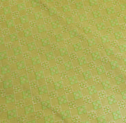 Sushila Vintage Green Saree 100% Pure Silk Printed Floral Soft Craft Fabric