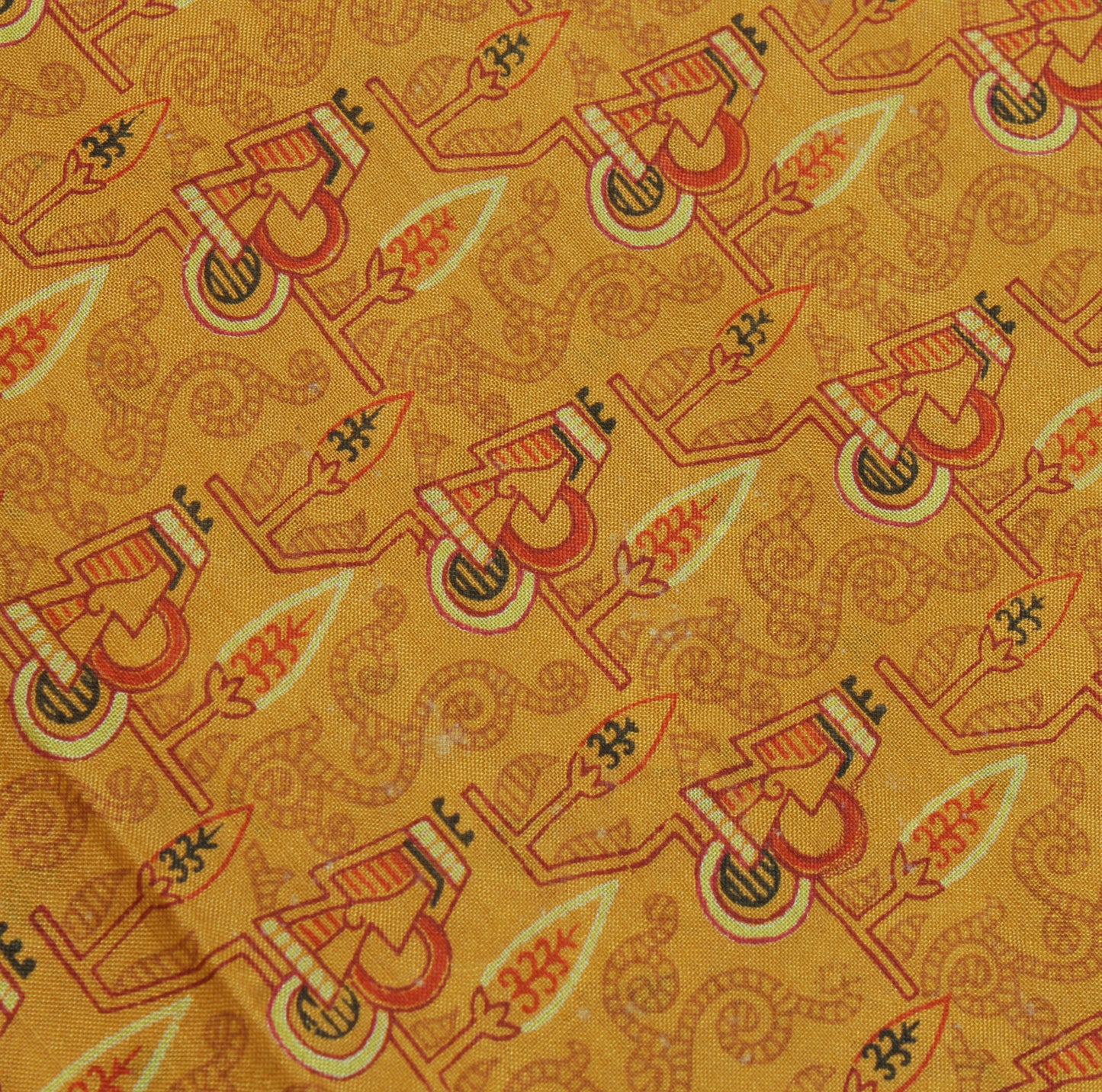 Sushila Vintage Green Indian Saree 100% Pure Silk Printed Soft Craft Sari Fabric