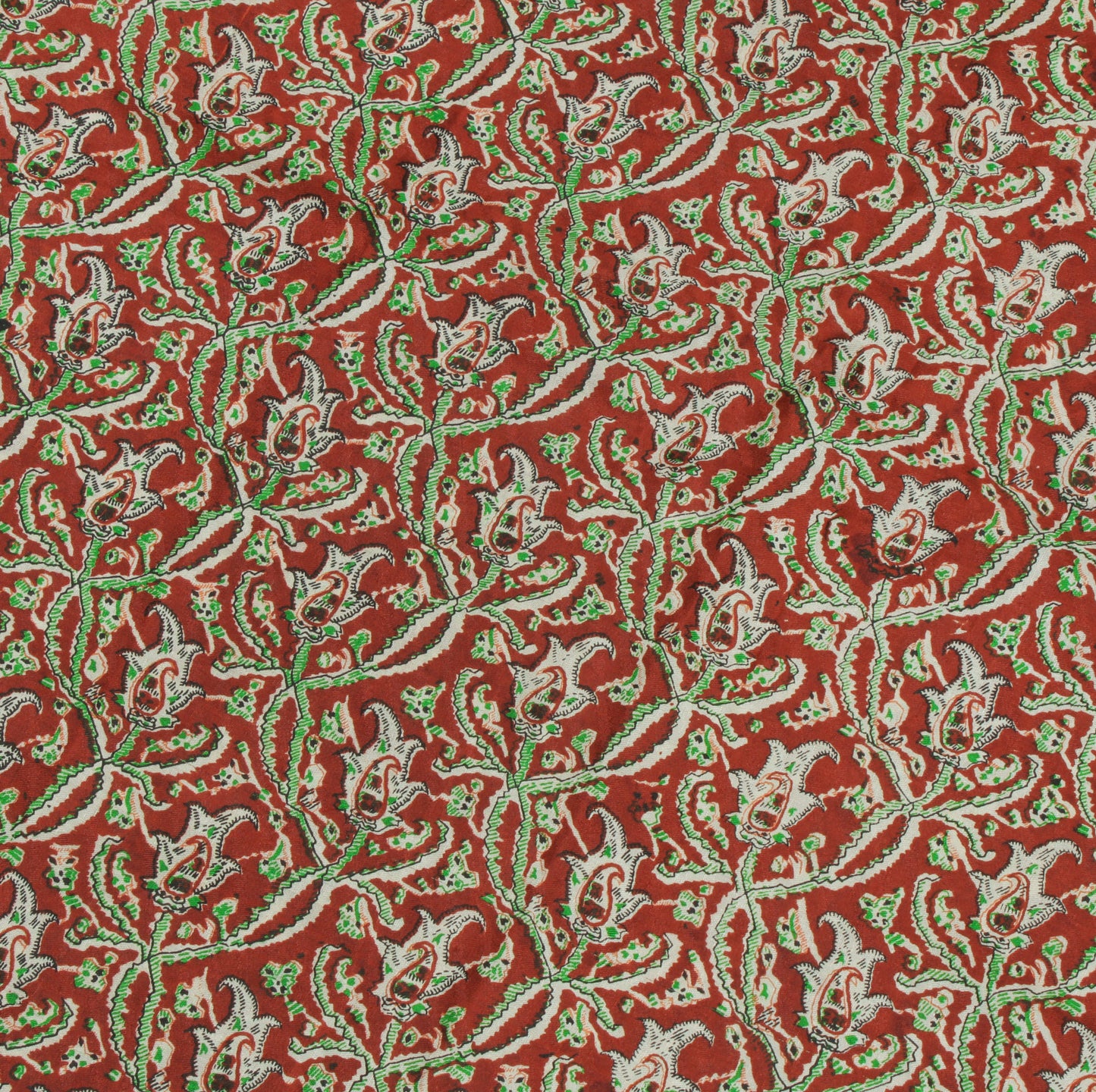 Sushila Vintage Brown Saree 100% Pure Silk Printed Floral Soft Craft 5YD Fabric