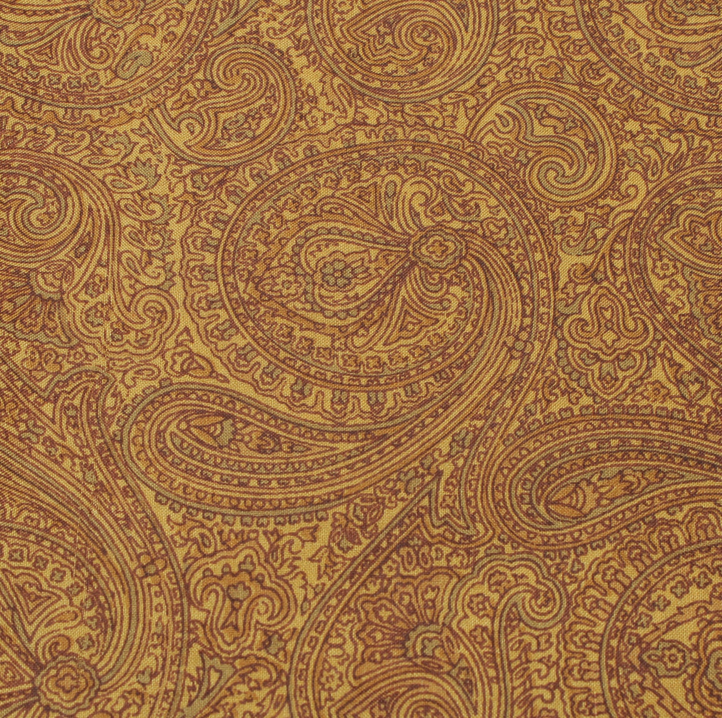 Sushila Vintage Mustard Saree 100% Pure Silk Printed & Woven Soft Craft Fabric