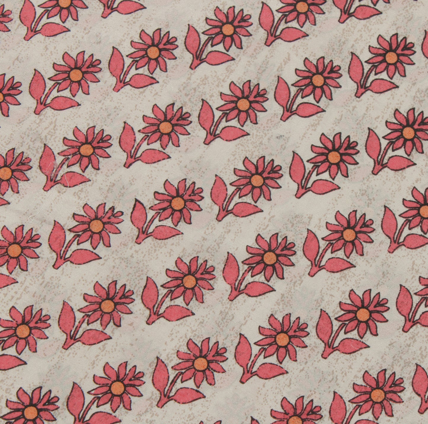 Sushila Vintage  Indian Saree 100% Pure Silk Printed Floral Soft Craft Fabric