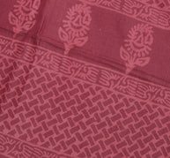 Sushila Vintage Indian Saree 100% Pure Silk Printed Paisley Soft Craft Fabric