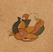 Sushila Vintage Light Brown Saree 100% Pure Silk Printed Soft Craft Sari Fabric