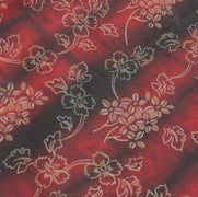 Sushila Vintage Indian Saree 100% Pure Silk Printed Floral Soft Craft Fabric