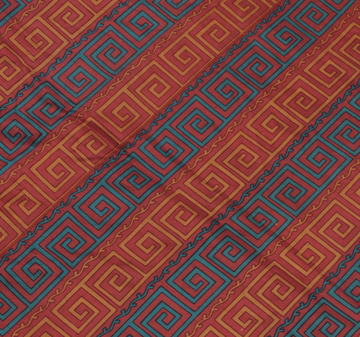 Sushila Vintage Indian Saree 100% Pure Silk Printed Soft Craft 5 Yard Fabric