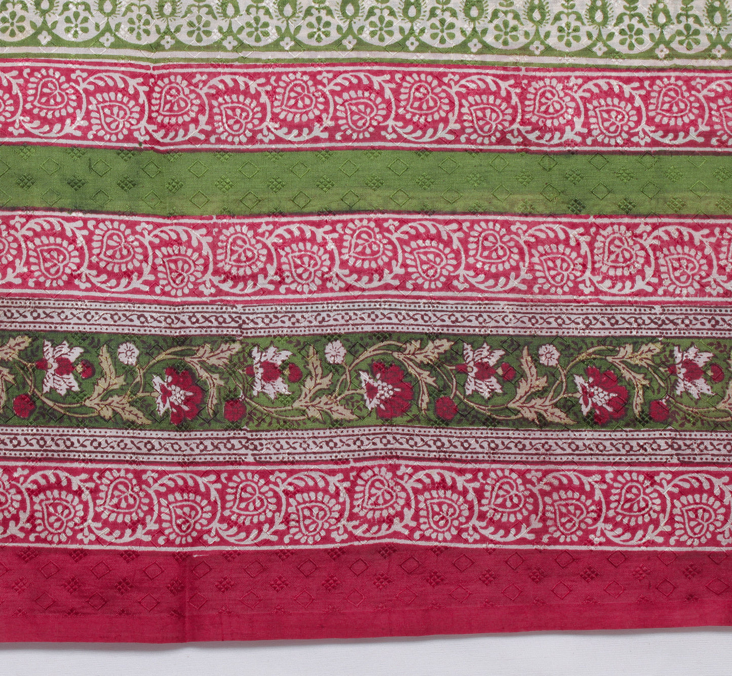 Sushila Vintage Maroon Saree 100% Pure Silk Printed Floral Soft Craft Fabric