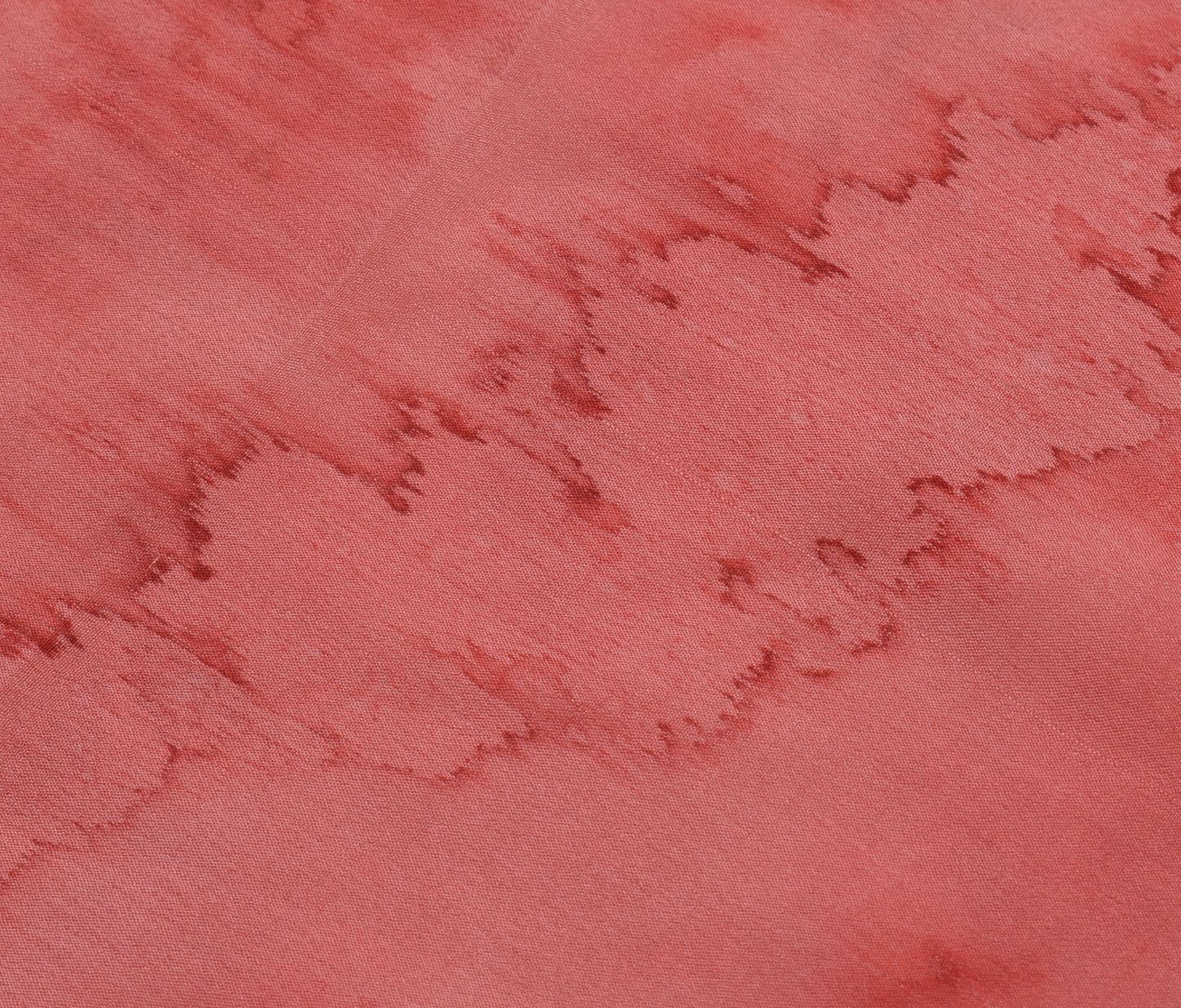 Sushila Vintage Peach Saree 100% Pure Silk Printed Soft Craft 5 Yard Fabric