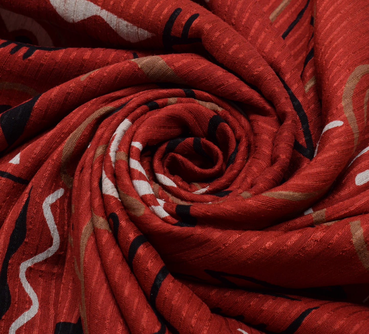 Sushila Vintage Maroon Saree 100% Pure Silk Printed Soft Craft 5 Yard Fabric