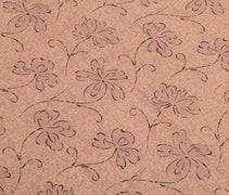 Sushila Vintage Indian Saree 100% Pure Silk Printed Floral Soft Craft Fabric