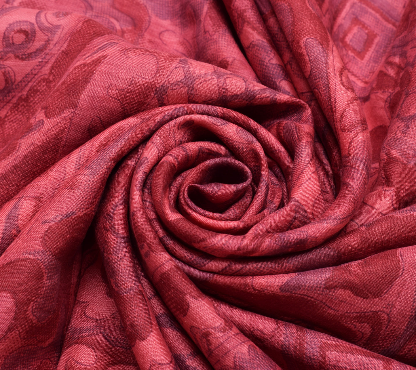 Sushila Vintage Indian Saree 100% Pure Silk Printed Soft Craft 5 Yard Fabric