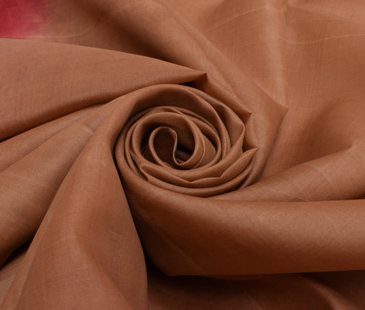 Sushila Vintage Indian Saree 100% Pure Silk Printed 5 Yard Soft Craft Fabric
