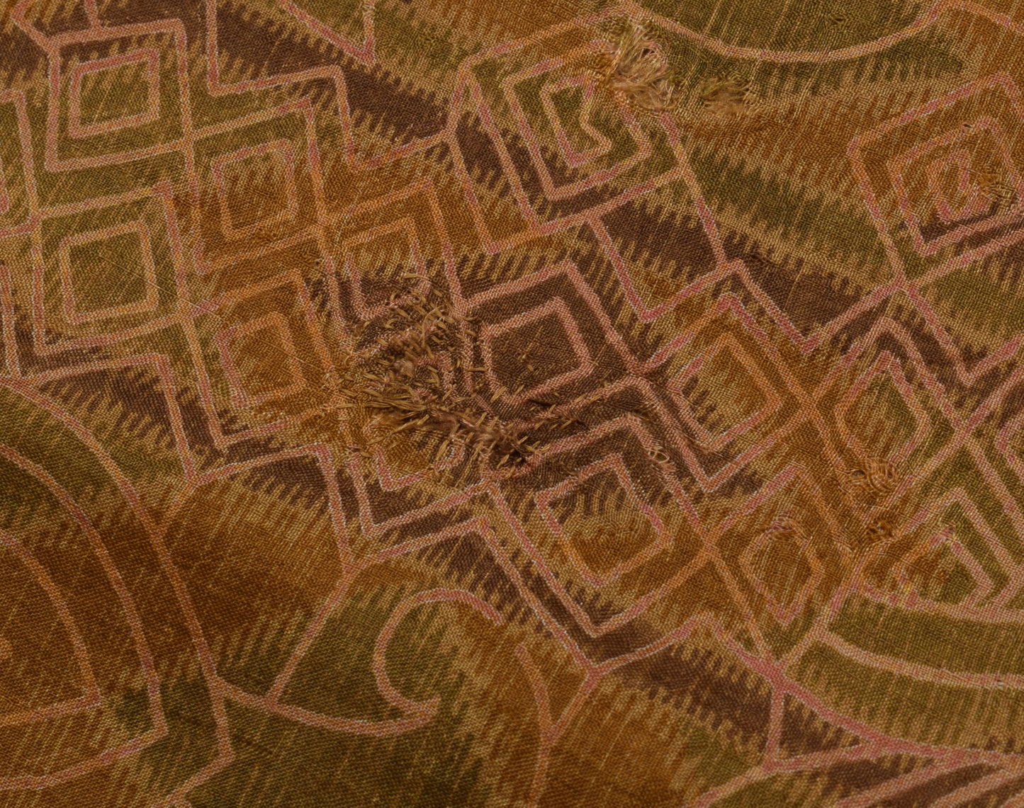 Sushila Vintage Indian Saree 100% Pure Silk Printed Floral Soft Craft Fabric