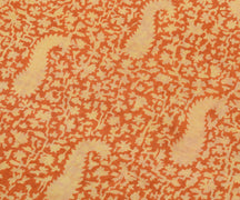 Sushila Vintage Indian Saree 100% Pure Silk Printed 5 YD Soft Craft Fabric