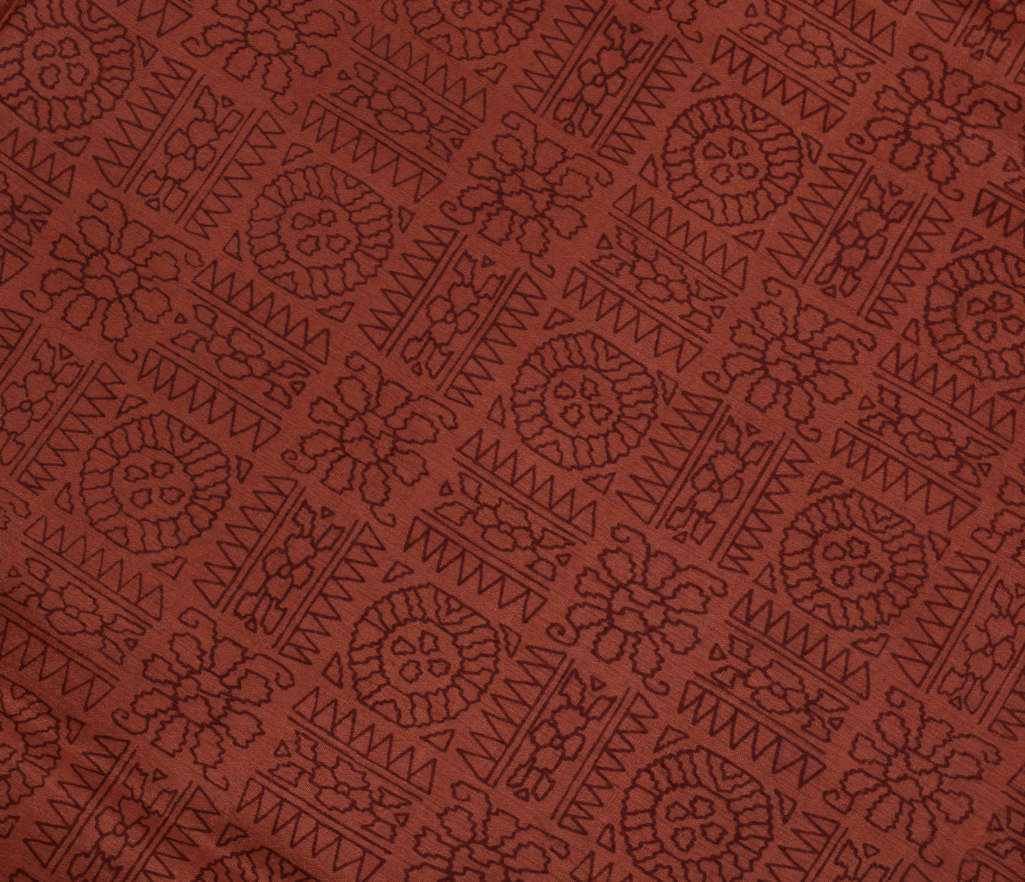 Sushila Vintage Indian Saree 100% Pure Silk Printed 5 Yard Soft Craft Fabric