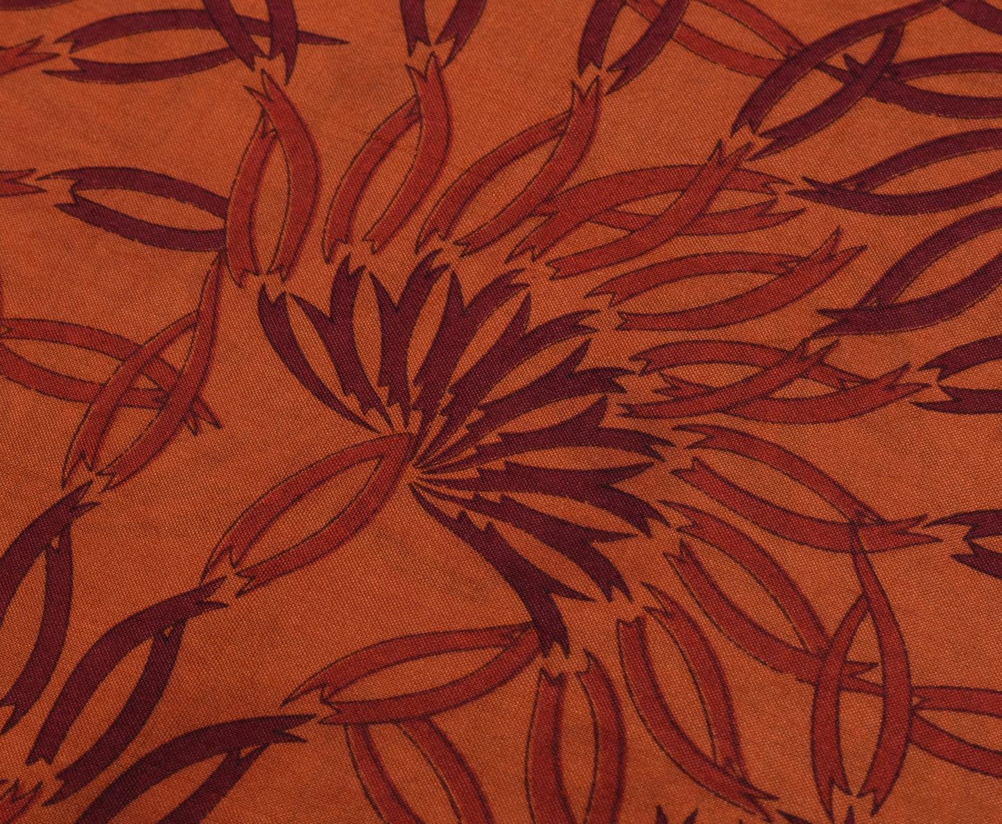 Sushila Vintage Indian Saree 100% Pure Silk Printed Floral Soft Craft Fabric
