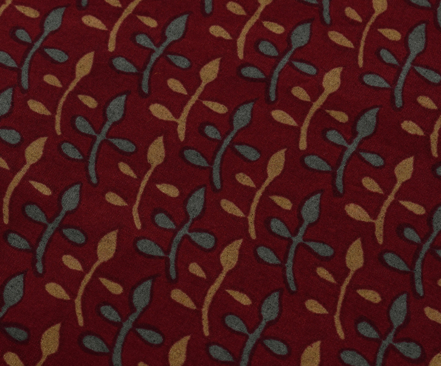 Sushila Vintage Maroon Saree 100% Pure Silk Printed Floral Soft Craft Fabric