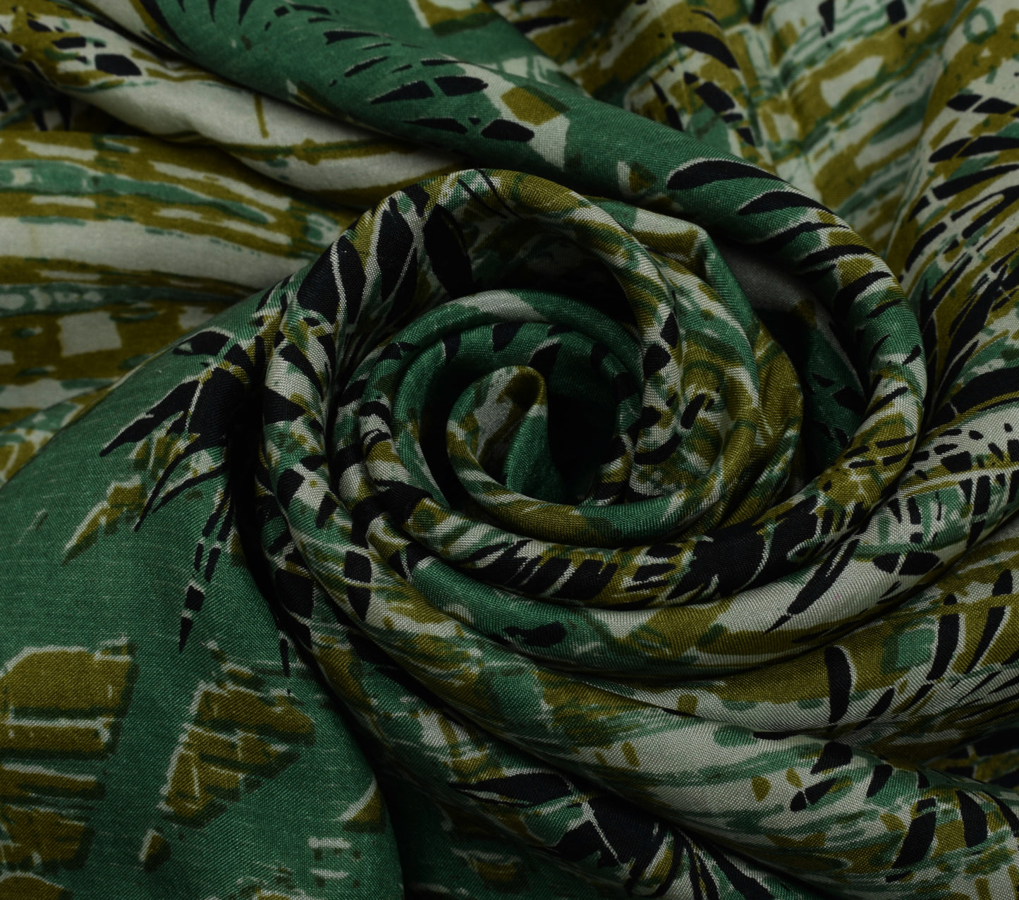 Sushila Vintage Indian Saree 100% Pure Silk Printed 5 Yard Soft Craft Fabric