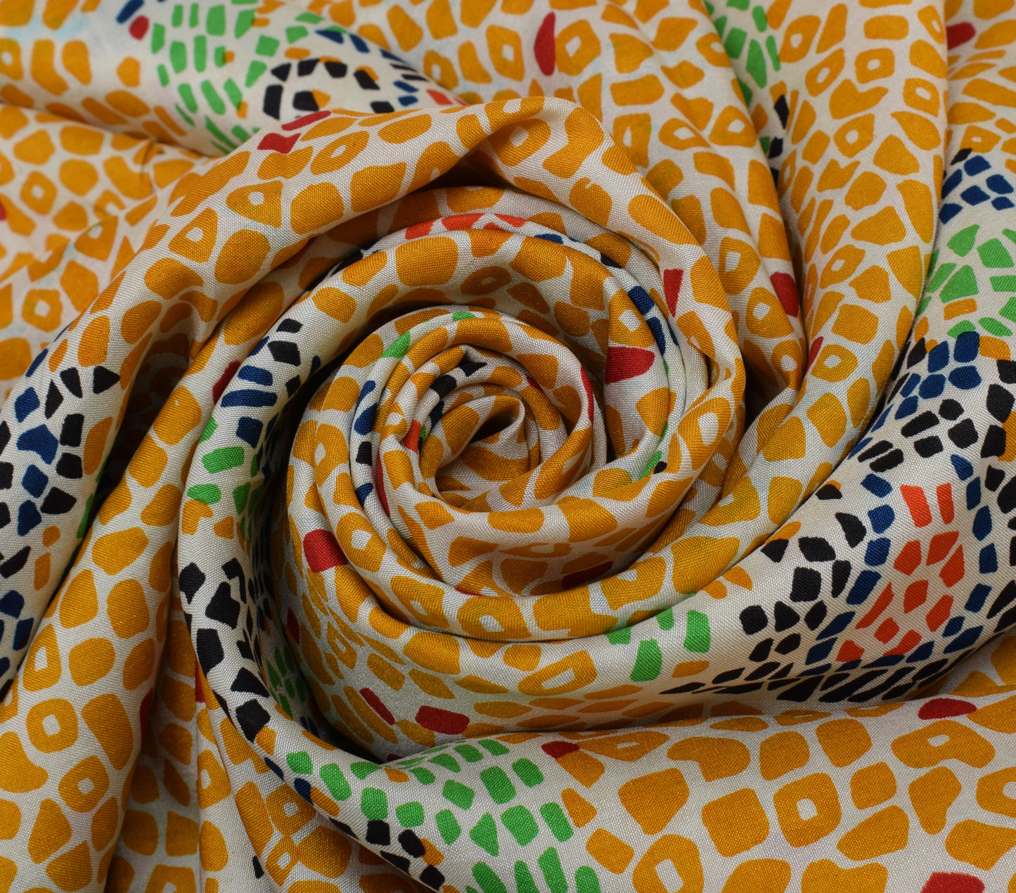 Sushila Vintage White Indian Saree 100% Pure Silk Printed 5 YD Soft Craft Fabric