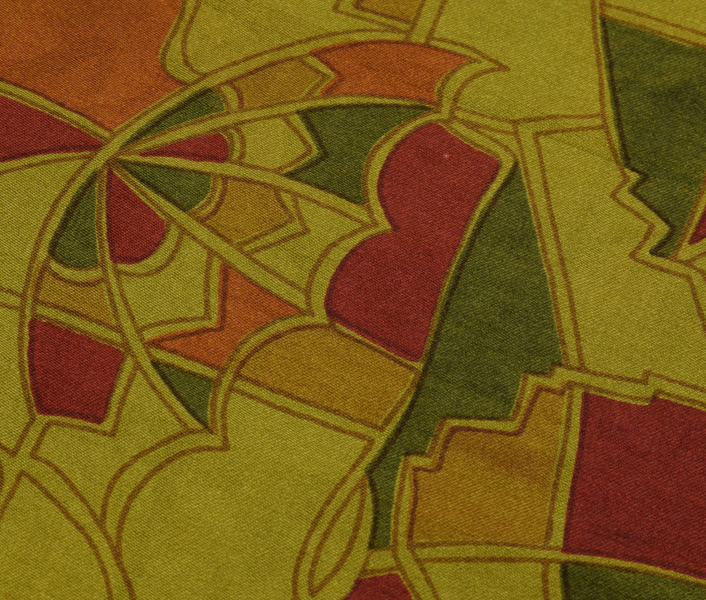 Sushila Vintage Green Indian Saree Blend Silk Printed 5 Yard Soft Craft Fabric