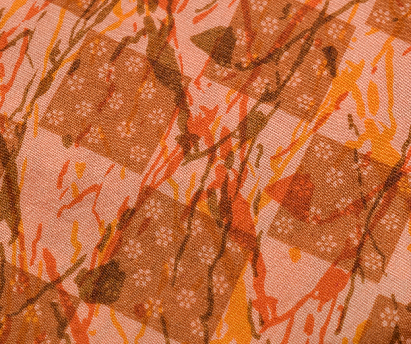 Sushila Vintage Indian Saree 100% Pure Silk Printed 5 Yard Soft Craft Fabric