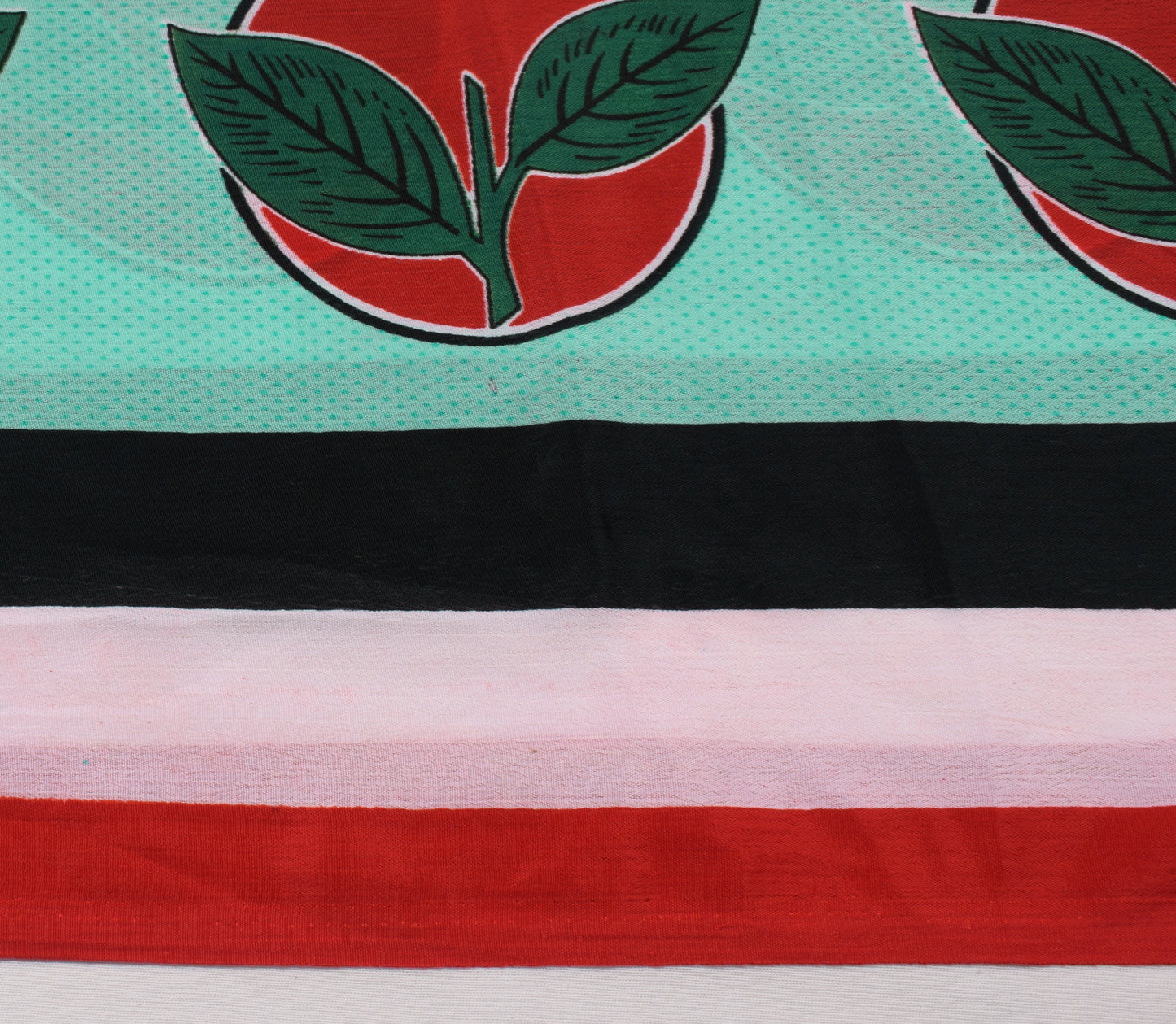 Sushila Vintage Indian Saree Blend Silk Printed Floral 5 Yard Soft Craft Fabric