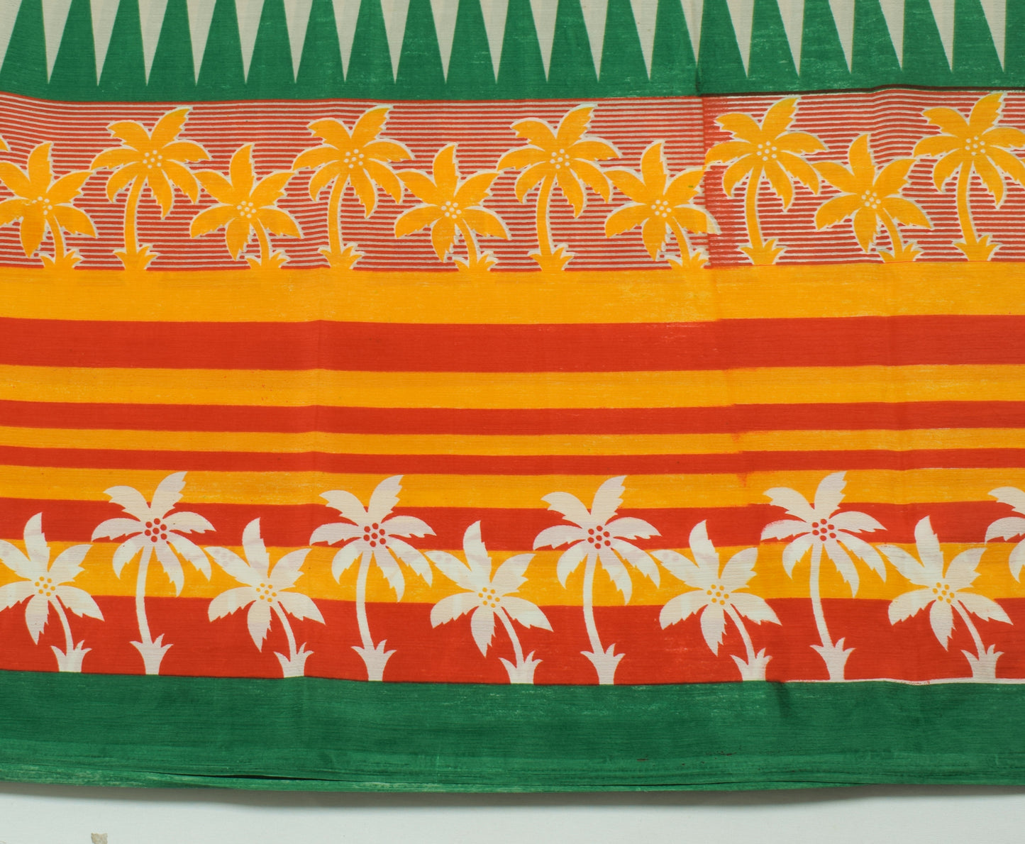 Sushila Vintage Indian Saree Blend Silk Printed 5 Yard Soft Craft Fabric