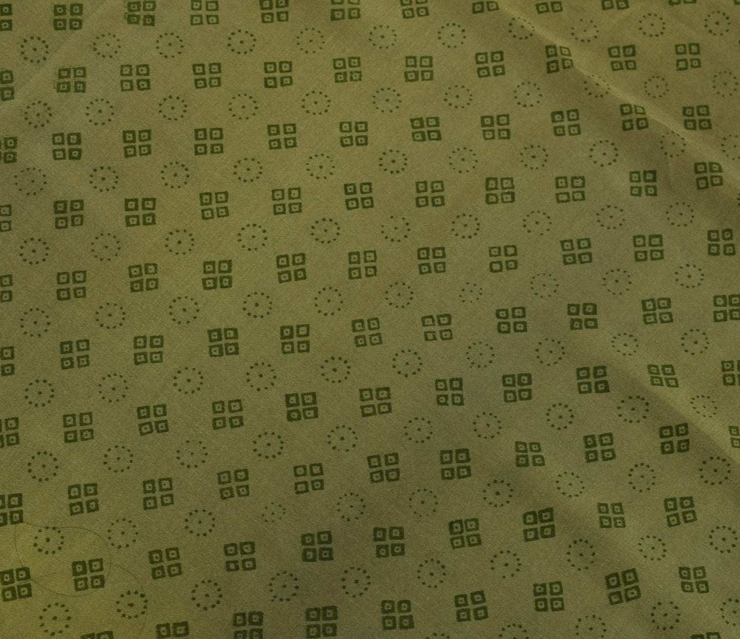 Sushila Vintage Green Saree 100% Pure Silk Bandhani Printed Soft Craft Fabric