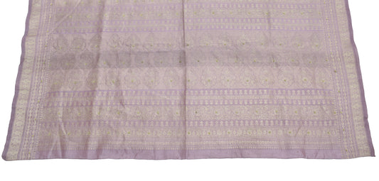 Sushila Vintage Pure Silk Sari Remnant Scrap Multi Purpose Woven Craft Fabric