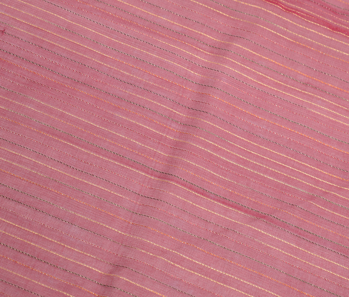 Sushila Vintage Maroon Silk Sari Remnant Scrap Multi Purpose Woven Craft Fabric
