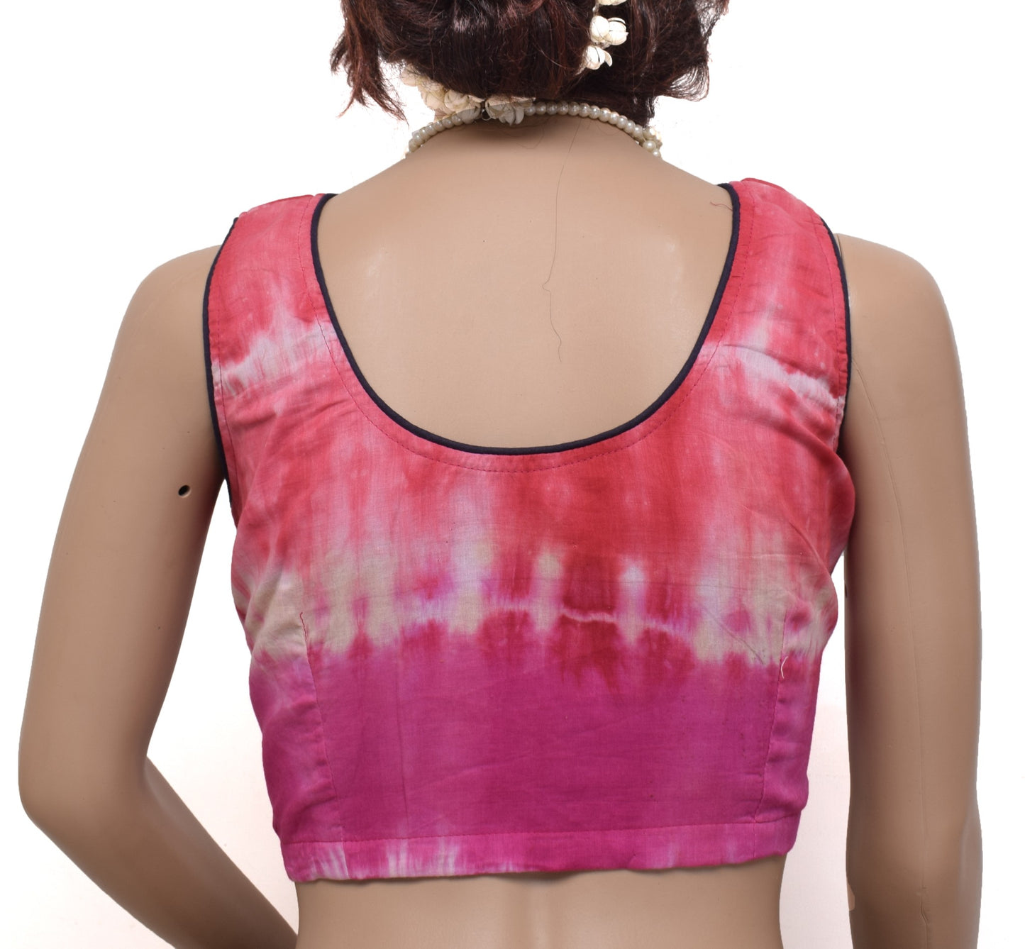 Sushila New Top Readymade 38" Sari Blouse 100% Pure Cotton Printed Cho