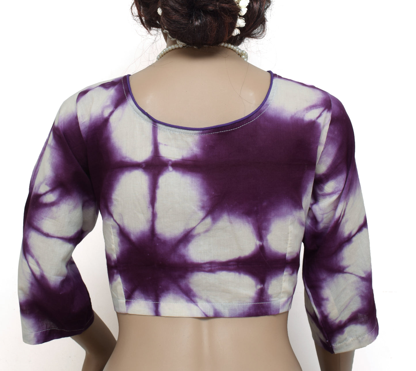 Sushila New Top Readymade 40" Sari Blouse Pure Cotton Printed Blouse Choli