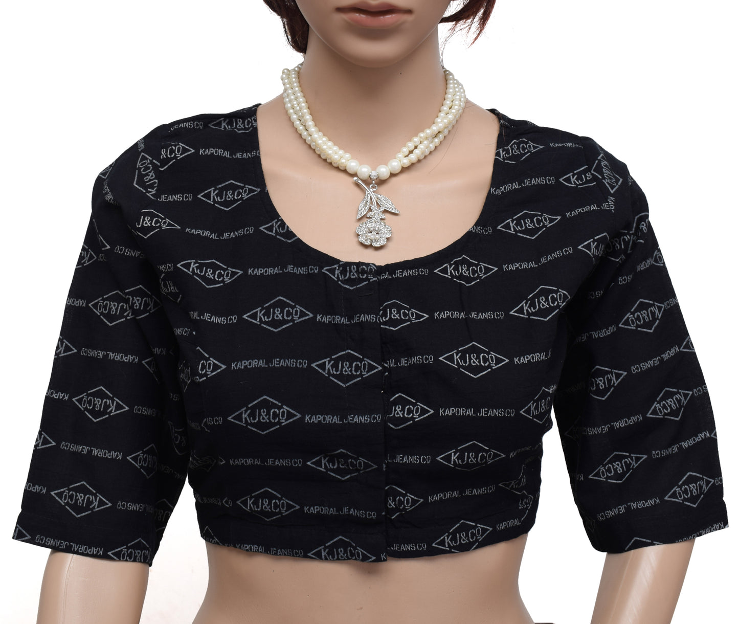 Sushila New Top Readymade 40" Sari Blouse Pure Cotton Printed Blouse Choli