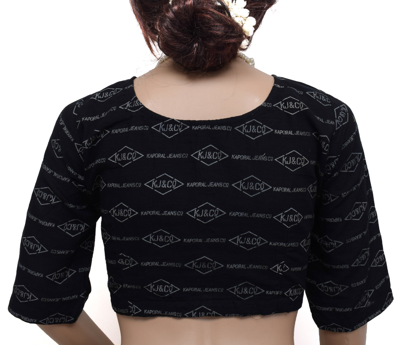 Sushila New Top Readymade 40" Sari Blouse Pure Cotton Printed Blouse Choli